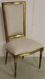 Alden Parkes gilded chair