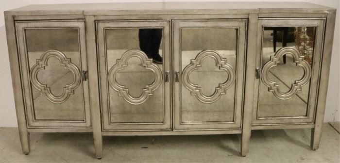 Stein World 4 door cabinet with antique mirror
