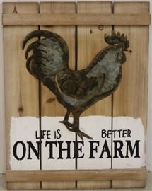 Life is better on the farm sign