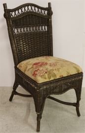 Vintage wicker chair