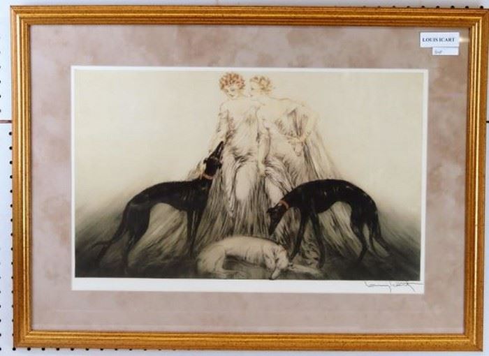 Coursing I & II by Louis Icart