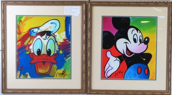 Mickey Mouse / Donald Duck Giclee by Peter Max