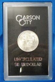 Uncirculated Carson City silver dollar