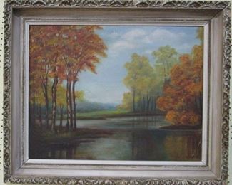 Oil on Canvas by M Pauxsis