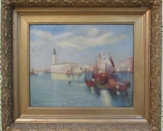 Oil on Canvas by JM Burnett 1904