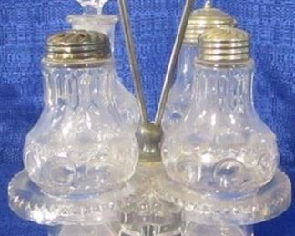 Vintage condiment set