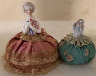 Vintage pin cushion dolls