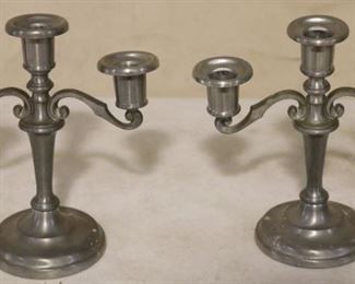 Pewter candles