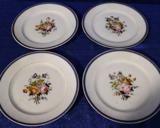 Floral plates