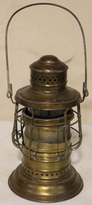 World War I lantern signed New York