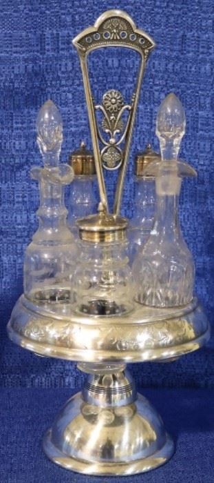 Victorian castor set