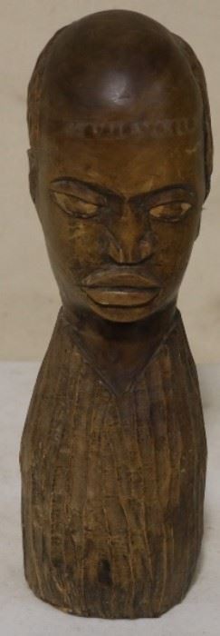 wooden statue