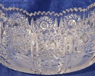 cut glass bowl
