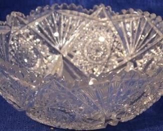 cut glass bowl