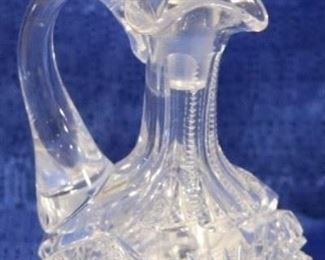 cut glass vinegar cruet