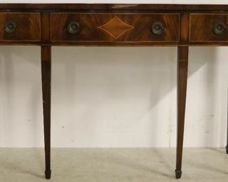 Mahogany inlaid brandy board