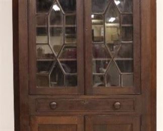 Antique corner cabinet