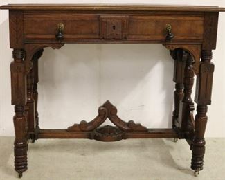 Leather top desk