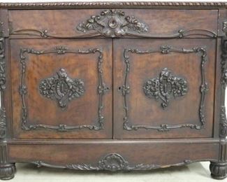 Carved rosewood server