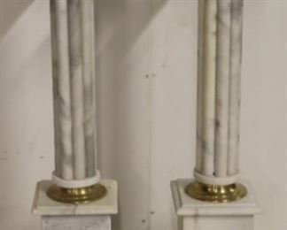 Marble pedestals