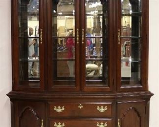 2 Part china cabinet by Sumter