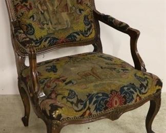 Tapestry arm chair