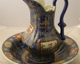 Wash bowl and pitcher