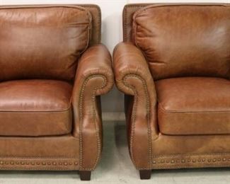 Brown Leather Lazzaro chairs