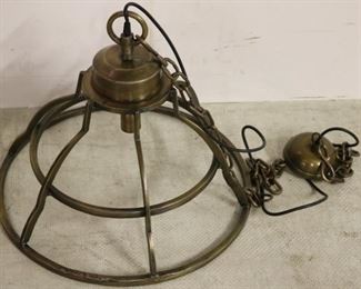 Metal light fixture