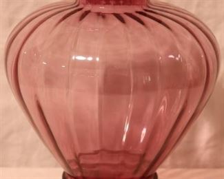 Cranberry vase