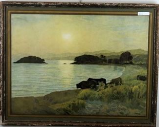 1924 Circa Antique Print