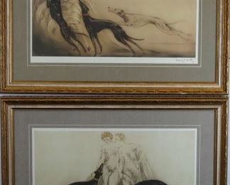 Coursing I&II by Louis Icart