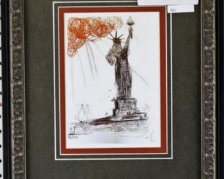 Statue of Liberty Giclee by Salvador Dali