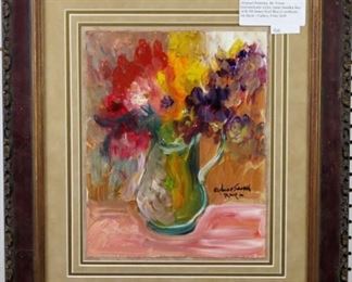 Original Floral painting by Anna Sandhu Ray