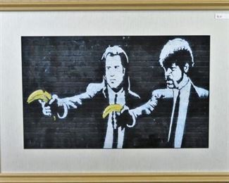 Pulp Fiction by Graffiti Artist Banksy
