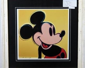Mickey Mouse Giclee by Andy Warhol