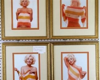 Marilyn Monroe stripped scarves by Bert Stern