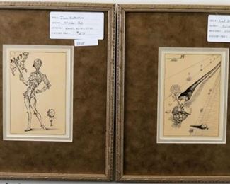 Illustrations from Women, wine and Words by Salvador Dali