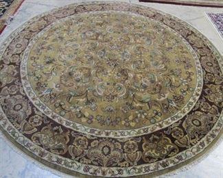 8.3 Round Veggie Dye rug
