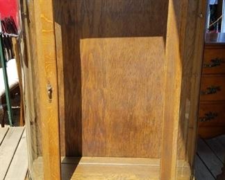 Curio with missing glass