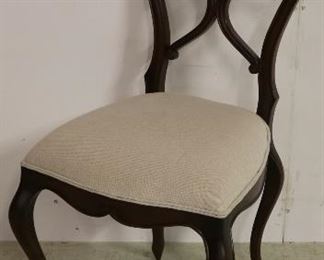 Fancy carved Alden Parkes chair