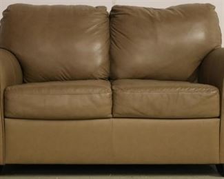 Leather Italia loveseat