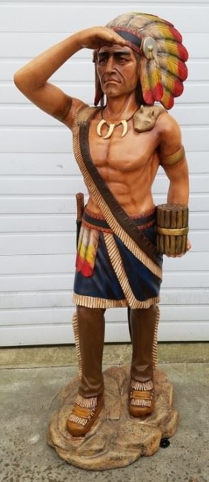 Lifesize tobacco Indian