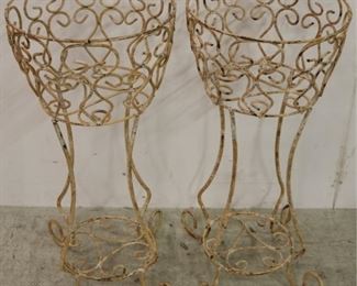 Wire garden planters