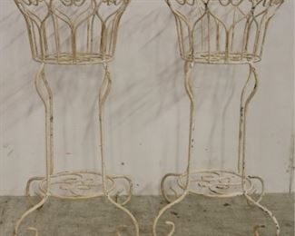 Wire garden planters
