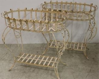 Wire garden planters