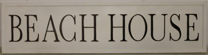 Beach House sign