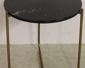 Marble top table by Alden Parkes