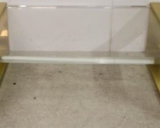 Modern History acrylic slab table