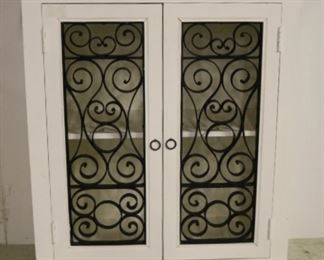 Cabinet w/ iron fretwork